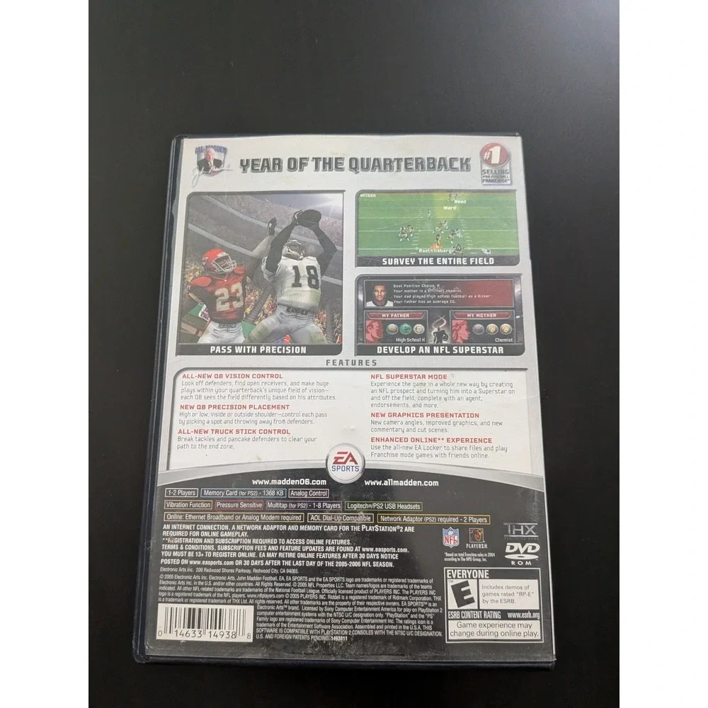 Madden NFL 2006 PS2 PlayStation 2 Video Game‎